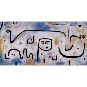 Obraz, Reprodukce - Klee - Insula Dulcanara, (100 x 50 cm)