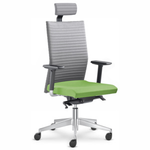 LD seating Element 435-SYS-F40-N6 - Kancelářská židle - šedá/zelená