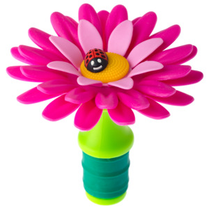 Zátka na láhev Květ FLOWER POWER VIGAR (Barva-růžová)