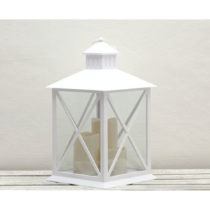 LED lucerna bílá - 3 svíčky + poštovné zdarma