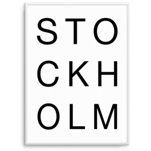 Olive et Oriel Plakát Stockholm A3