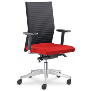 LD seating Element 430-SYS-F40-N6 - Kancelářská židle - černá/červená