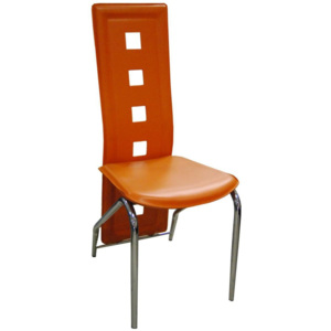 FALCO F-131 oranžová jídelní židle