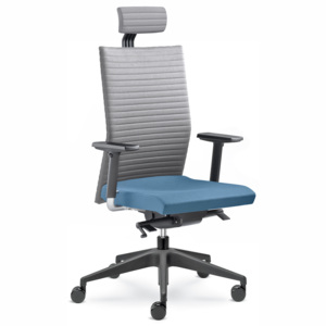 LD seating Element 435-SYS - Kancelářská židle - šedá/modrá