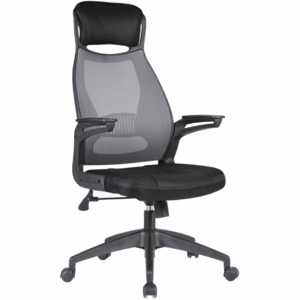 SOLARIS kancelářská židle, černá/šedá