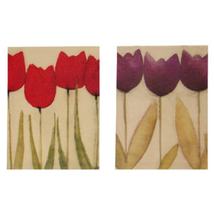 Obraz "PAINTED FLOWERS" 30x40x2/2dr