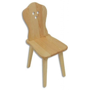 Drewmax KT110 - Dřevěná židle 33x44x85cm - Dub
