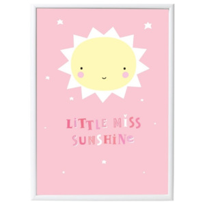 Little Lovely Company Plakát - Little Miss Sunshine, 50 x 70 cm