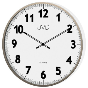 Kovové designové nástěnné hodiny JVD quartz H13.1 - průměr 38cm