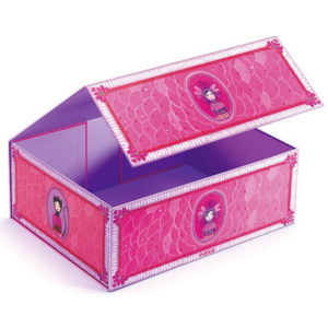 Djeco Krabička na hračky - Dáma v purpurové