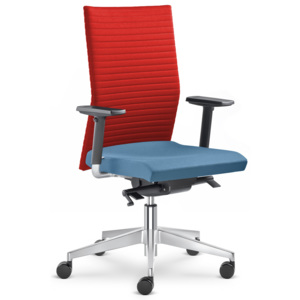 LD seating Element 430-SYS-F40-N6 - Kancelářská židle - červená/modrá