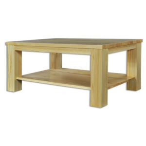 Drewmax ST117-120 - Konferenční stolek z masivní borovice 130x70x50cm - Dub