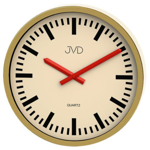 Moderní čitelné nástěnné hodiny JVD quartz H306.3