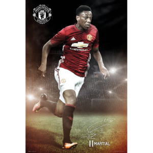 Plakát, Obraz - Manchester United - Martial 16/17, (61 x 91,5 cm)