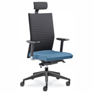 LD seating Element 435-SYS - Kancelářská židle - černá/modrá