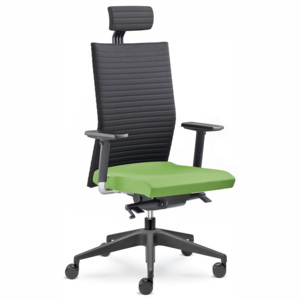 LD seating Element 435-SYS - Kancelářská židle - černá/zelená