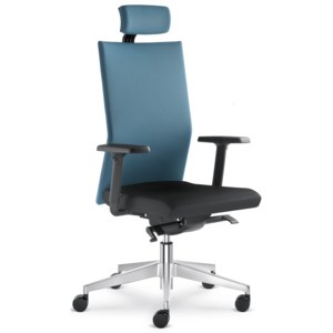 LD seating Omega 295-SYS-F80-N6 - Kancelářšká židle - Bílá