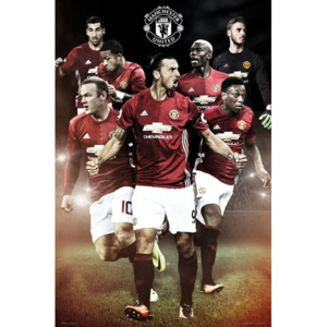 Plakát, Obraz - Manchester United - Players, (61 x 91,5 cm)