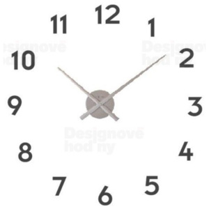 Nalepovací hodiny designové hodiny 3074zi Nextime Small hands 48cm