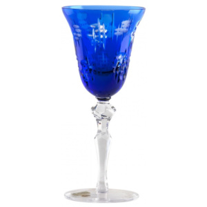 Sklenice na víno Silentio, barva modrá, objem 180 ml