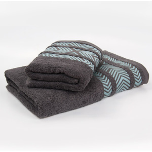 Bambusový ručník Tara - šedý seda