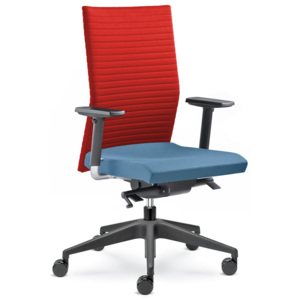 LD seating Element 430-SYS - Kancelářská židle - červená/modrá