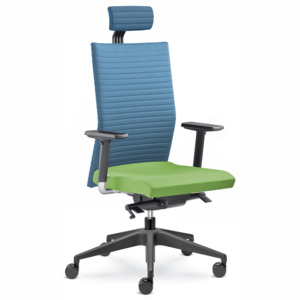 LD seating Element 435-SYS - Kancelářská židle - modrá/zelená