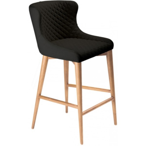Barová židle DanForm Vetro, černá látka