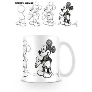 Hrnek Myšák Mickey (Mickey Mouse) - Sketch Process