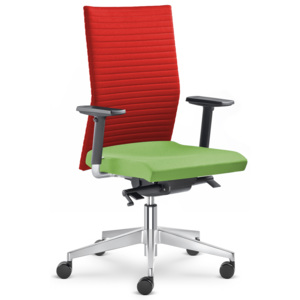 LD seating Element 430-SYS-F40-N6 - Kancelářská židle - červená/zelená