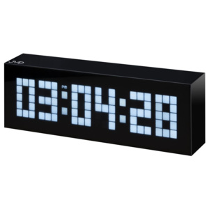 Svítící modení digitální budík JVD SB2120 s modrými číslicemi NOVINKA 2014