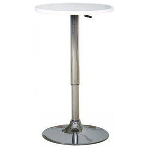 B-500 barový stolek, bílý