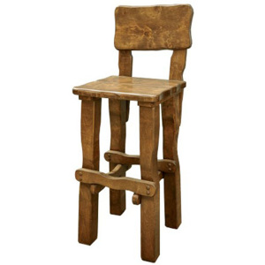 Drewmax MO099 - Zahradní židle z masivního olšového dřeva, lakovaná 45x54x125cm - Týk