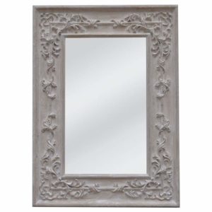 Zrcadlo "FLOWERY CREAM AGED" 80x110cm
