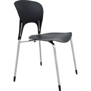 Bradop Židle chromovaná NATÁLIE Z605-DOPRODEJ | Provedení: B - bílá plast