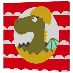 Baleno Nástěnný obraz Dragon - drak miminko, 27x27 cm