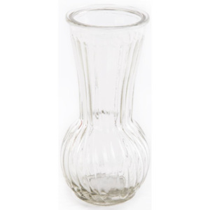Skleněná váza "GRATED" 7.5x18cm