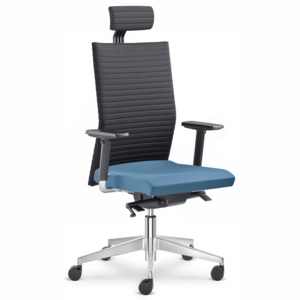 LD seating Element 435-SYS-F40-N6 - Kancelářská židle - černá/modrá