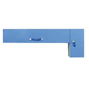 Meblar Závěsná skříňka KOMI KM11 (Adéla) 1 kus barevné provedení doplňků: modrá