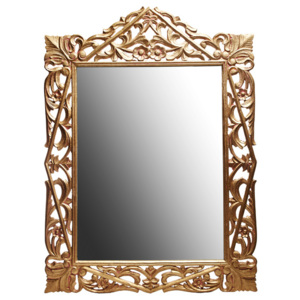 Zrcadlo v dřevěném rámu XXL