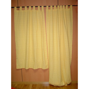 Závěs "yellow cotton" 110x260cm