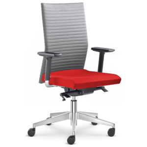 LD seating Element 430-SYS-F40-N6 - Kancelářská židle - šedá/červená