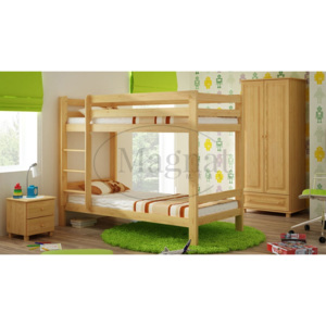 Patrová postel 90 x 200 cm - bílá