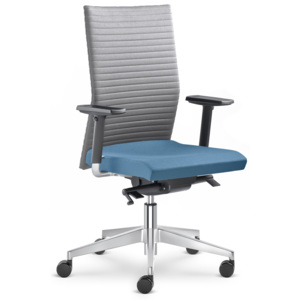 LD seating Element 430-SYS-F40-N6 - Kancelářská židle - šedá/modrá