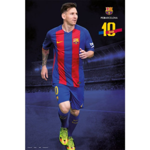 Plakát, Obraz - Barcelona 2016/2017 - Lionel Messi, (61 x 91,5 cm)