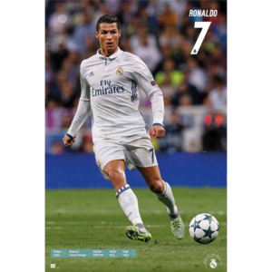 Plakát, Obraz - Real Madrid - Ronaldo, (61 x 91,5 cm)