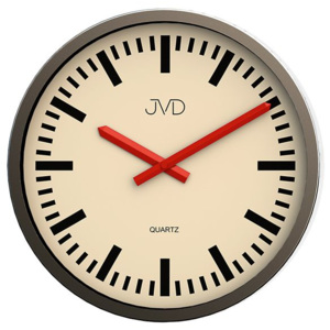 Moderní čitelné nástěnné hodiny JVD quartz H306.1