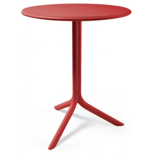 ITTC STIMA SPRITZ - Plastový stůl pr.60xv.76cm - Polypropylen rosso
