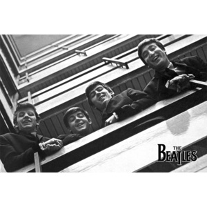 Plakát, Obraz - The Beatles - balcony, (91,5 x 61 cm)
