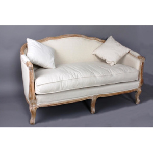 Sofa "PROVENCE with WOOD" 145x73x90cm